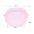 thumbnail image 1 of Tapete Para Sartenes Revestimiento de silicona para freidora de aire, reutilizable, para horno, barbacoa, freidora, alfombrilla (rosa) Hugtrwg Libre de BPA, 1 of 4