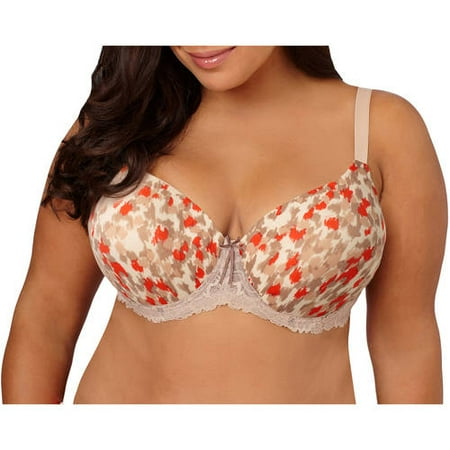 Dream Fit Women's Full Figure Lace T-Shirt Bra