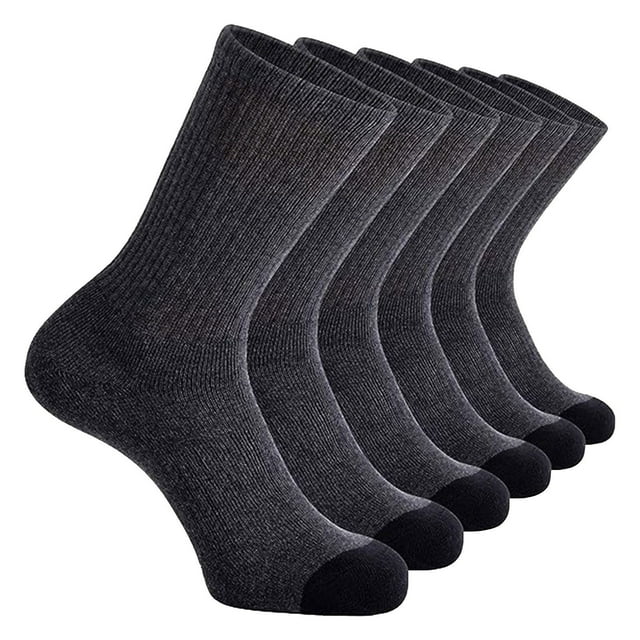WZXFASHION Men's Basketball Socks Solid Color Short Socks 5PC Clothing Shoes & Accessories Grey One Size