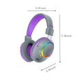 thumbnail image 3 of Giunmcul up to 45% Off Around-Ear Gaming Headset Surround Sound Headphones with Noise Cancelling Microphone with Lights, 3 of 5