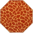 thumbnail image 1 of Animal Collection Custom Size Animal Print Area Rug for Living Room, Dining Room, Kitchen, Bedroom, Kids, Giraffe On Stilts - 6' Octagon, 1 of 1