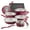 Red, variant on Rachael Ray Create Delicious Aluminum Nonstick Cookware Set, 13-Piece, Red Shimmer