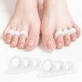 thumbnail image 1 of Alisador de dedos de los pies en martillo – Corrector de dedos de los pies en martillo para mujeres y hombres – Separadores de dedos de gel para dedos superpuestos – Paquete de 4, 1 of 5