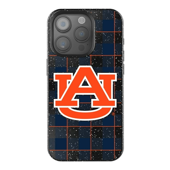 Keyscaper Auburn Tigers Plaid Bling iPhone Case
