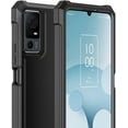 thumbnail image 5 of Case for Lively Jitterbug Smart 4/ TCL 40 XL / TCL 40T [Tempered Glass Screen Protector], Front Frame, Rugged Drop Protection, Full-Body Protection for Lively Jitterbug Smart 4 - Black, 5 of 5