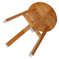 thumbnail image 5 of Compact Low Bench for Home & Living Room Use, Round Design Versatile Bamboo Kids' Stool, 5 of 8