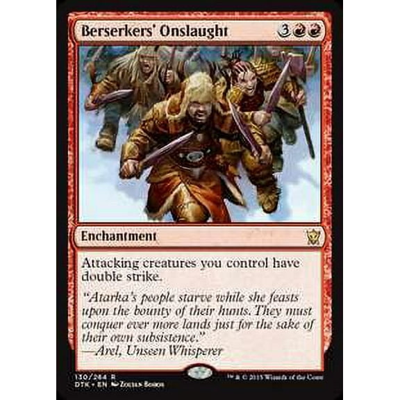 MtG Dragons of Tarkir Rare Berserkers' Onslaught #130