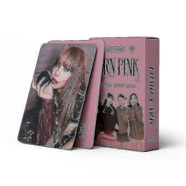 55pcs Kpop Black Pink Photocard Black Pink Lomo Cards For Fans Gift