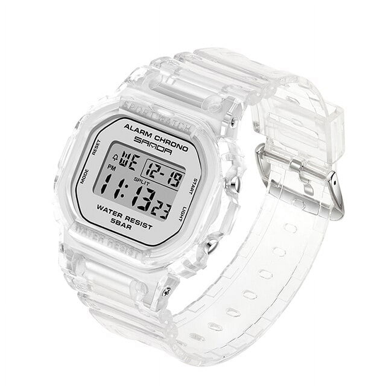 Sanda Fashion Sport Watch Women Transparent Strap Led Digital Clock Ladies Electronic Watch Reloj Mujer Relogio Feminino 2009 - Digital Wristwatches
