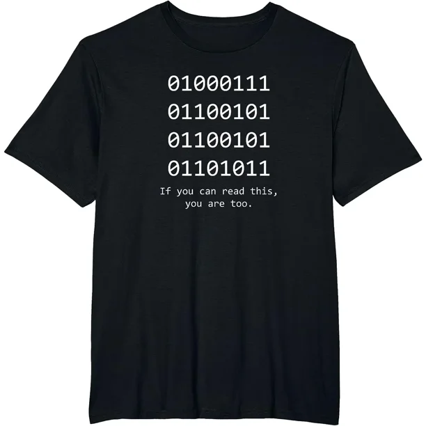 Camisetas de programador de código binario de computadora, divertidas, regalo para desarrolladores geek, camisetas de manga corta para hombres y mujeres, camisetas gráficas.