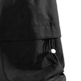 thumbnail image 5 of HOOMEUMY Men Shorts Stylish Comfy Summer Oversized Elastic Waist Baseball Hiking Short Pants with Pockets Black XXL, 5 of 6