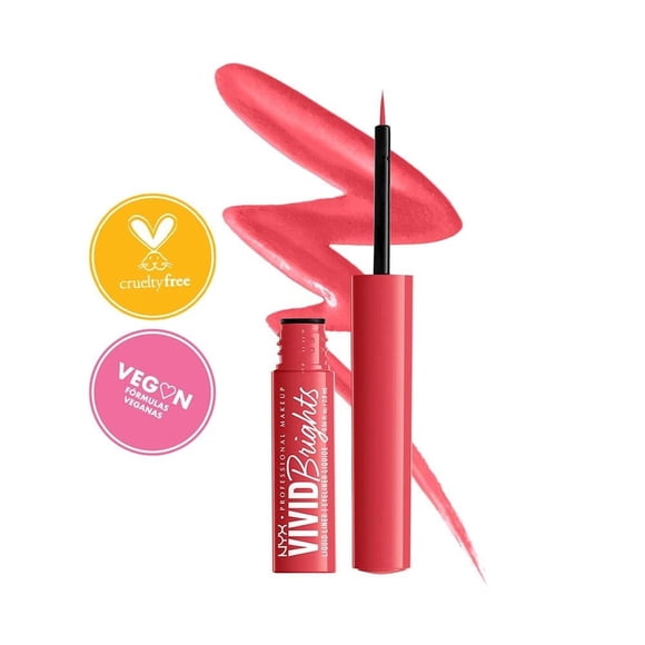 Delineador Líquido de Ojos Nyx Professional Makeup Vivid Brights On Red 2 ml