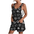 thumbnail image 1 of Penkiiy Combinaison Décontractée Sans Manches pour Femme, Noir, Taille P, 1 of 6