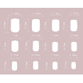 thumbnail image 3 of 24Pcs Neutral Short Square False Nail Tips, Soft Full Cover Press On Nails, Fake Nails for Easy Nail Extension, 12 Sizes Acrylic Nails Gift for Her, 3 of 6