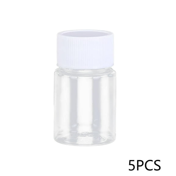 RAGUPEL 5 Pcs Travel Size Toiletries,Leak-Proof with Aluminum Foil Seals Travel Toiletry Bottles,Convenient Fill with Wide-Mouth Opening Travel Bottles for Toiletries,15ml