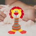 thumbnail image 3 of Agitador de sonajeros Macarena Desarrollo Educativo temprano suave con Animal de peluche león, 3 of 8