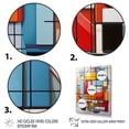 thumbnail image 3 of Designart "Abstract Geometric Composition I" Abstract Spirals Canvas Print, 3 of 5