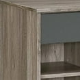 thumbnail image 5 of Wooden Shoe Cabinet with 1 Cabinet and 4 Open Compartments Brown - Saltoro Sherpi, 5 of 7