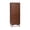 Brown, variant on Teamson Home Tremolo Modern Boho Linen Storage Cabinet with Adjustable Shelves & 3 Drawers, Push-Open Doors with Solid Wood & Fluted Fronts