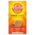 thumbnail image 2 of (2 pack) Metamucil Fiber Supplement Chewable Thins, Fiber Powder Food, Cinnamon Spice, 12 Count, 2 of 10
