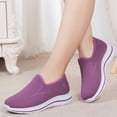 thumbnail image 2 of Siilsaa High Top Sneakers for Women Slip On Sneakers Wide Width Available Purple,7, 2 of 2