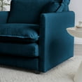 thumbnail image 5 of 111” 3-Seater Sofa Couch, Modern Oversize Wide Arm 3-Seater Sofa with 4 Pillow, Comfy Deep Seat Sleeper Sofa in Soft Chenille Fabric for Living Room, Bedroom, Apartment, 5 of 7