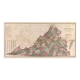 thumbnail image 6 of 1871 State Map of Virginia - Vintage Map Wall Art - Vintage Virginia Map with Population of Cities, Towns and Townships - Virginia Wall Map - Virginia Decor, 6 of 8