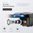 thumbnail image 4 of Tmvgtek Ylr/C S65 Rc Drone 1080P Hd Modo Sin Cabeza 2.4Ghz Quadcopter Juguetes (Negro B), 4 of 9