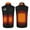Black-B, variant on Winter Warm Heated Vest for Men Women USB Rechargeable Heated Jacket with 9 Heating Zones Lightweight Plus Size Floral Print USB Windproof Heated Coat Black without Power Bank
