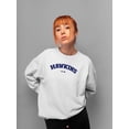 thumbnail image 2 of Hawkins 1983 Navy Blue Sweatshirt Women -Smartprints Designs, Female Small, 2 of 4