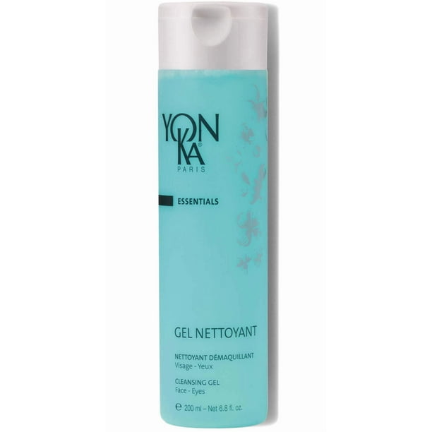 Limpiador facial Yonka Gel, desmaquillante suave y espumoso, 200 ml