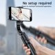 thumbnail image 3 of Estabilizador de Gimbal para Smartphone con Palillo Extensible y Trípode, Estabilizador de Teléfono de Eje Único con Trípode Reforzado,  Remoto Multifunción Rotación Automática 360°, 3 of 9