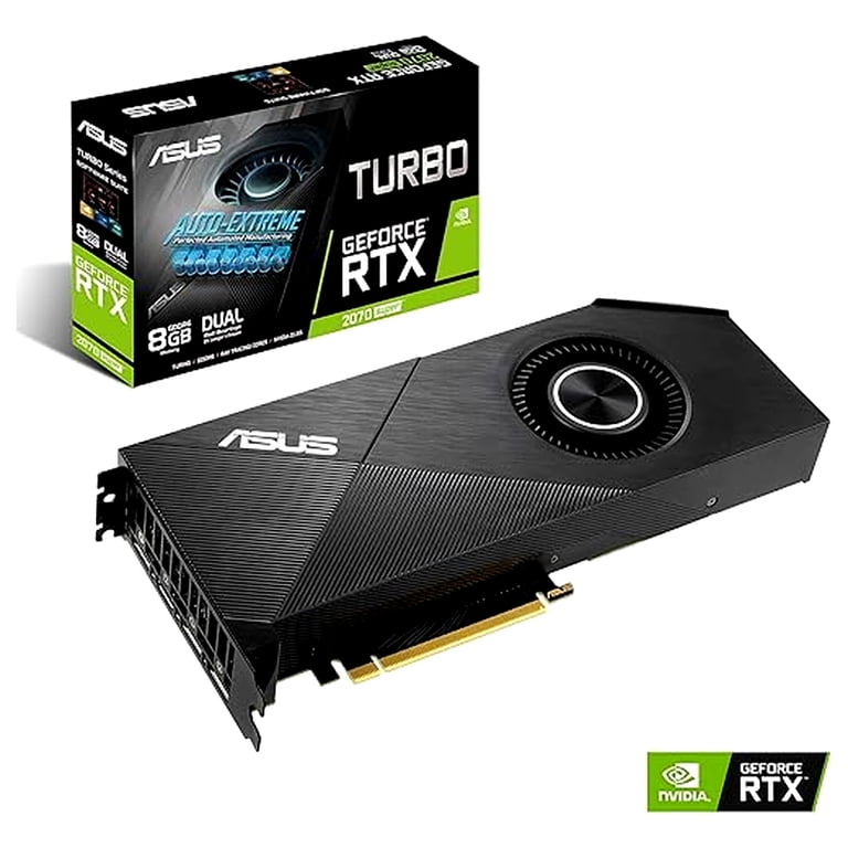 ASUS 8GB GeForce RTX 2070 Super EVO Turbo Graphic Cards, Black