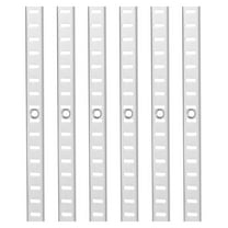 Shelf Track 72.3 Inch, 20 Pack Adjustable Steel Wall Shelf Pilasters - Heavy Duty Wall Mounted Shelf Rail System for Home Organization, Garage Storage, Closet Shelving