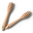 Wooden Honey Dipper Sticks Honey Dippers Server for Honey Jar Dispense