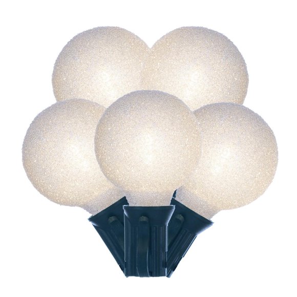 12Lt x12' WarmW LED Iced G40 Set GW 12"S
