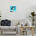 thumbnail image 2 of Stupell Industries Penguin Skiing Above Trees Winter Sports Illustration Graphic Art Unframed Art Print Wall Art, Design by Noah Bay, 2 of 5