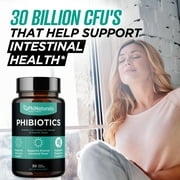 PhiNaturals Probiotic Supplement for Adults (pack of 3) | Daily Digestive Health Support for Men & Women | Gut Health & Immune Support Capsules