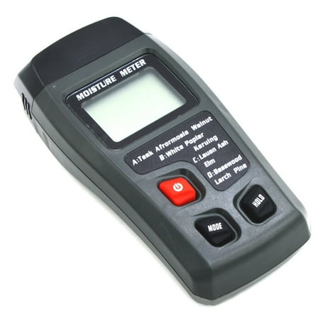 SKISUNO Moisture Meter for Wood 1Pack Digital Damp Testing Meter Indoor and Outdoor Use Building Construction