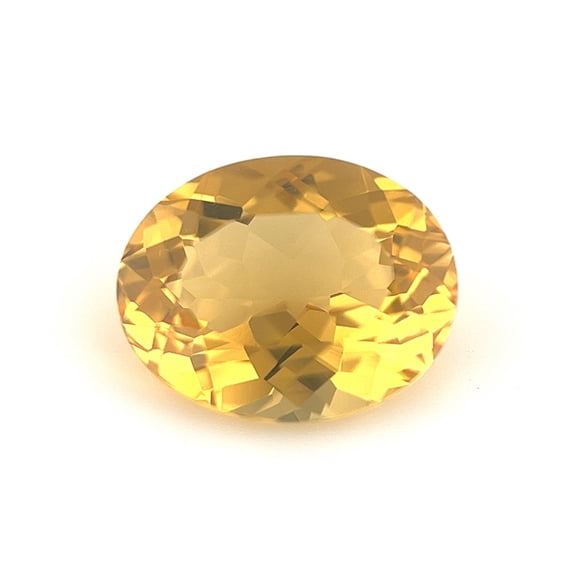 Certified Real 2.25 Carat Heliodor Oval Shape Mixed Cut 10x8 mm Loose Gemstone