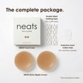 thumbnail image 5 of NEATS Adhesive Silicone Round Nipple Covers - 1 Pair (Almond) - S/M, 5 of 8