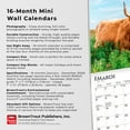 thumbnail image 6 of Highland Cows | 2026 7x14" (Hanging) Monthly Mini Wall Calendar | BrownTrout, 6 of 9
