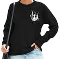 thumbnail image 5 of Ruyang Halloween Sweatshirt Sweatshirts In My Pullover Shirt Women Oversized Long Sleeve Shirt Outfits Women, 5 of 5