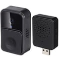 thumbnail image 1 of FELTECHELECTR Timbre inteligente inalámbrico con wifi, cámara de videoportero y monitoreo remoto de alta definición., 1 of 7