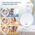 thumbnail image 3 of Espejo de aumento B Beauty Planet 30X con luz y pinzas, 3 of 7