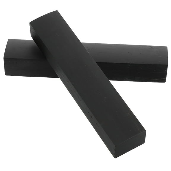 LOLIPPYY Decorative Wood Paperweight 2Pcs Brown for Calligraphy and Painting