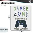 thumbnail image 4 of Stupell Industries Contemporary Everything Under Control Gamer Zone Canvas Art, 16 x 20, by Elizabeth Tyndall, 4 of 8