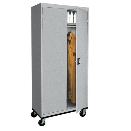 Sandusky Lee 36"W x 24"D x 78"H Steel Transport Mobile Wardrobe