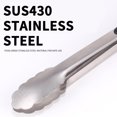 thumbnail image 4 of YMARPT 9" Stainless Steel Food Clip, Cooking Tongs, Barbecue Clip, Metal Food Tongs for Cooking, Serving, Grill, BBQ, 4 of 5