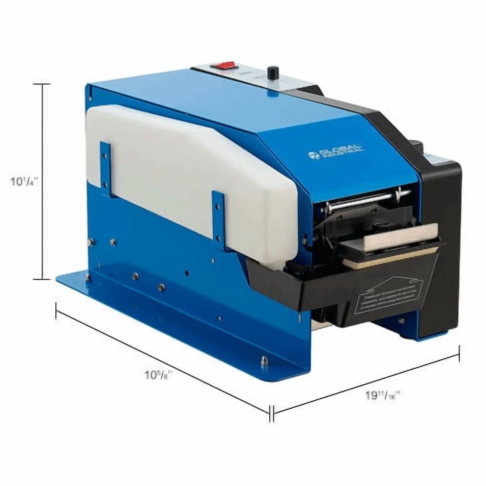 Global Industrial Electronic Tape Dispenser for 1/2" - 3" Water Activated Kraft Tape